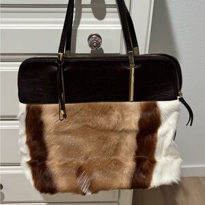 Wilson’s leather brown leather cowhide purse